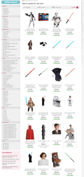 Celebros site search for Magento, faceted navigation