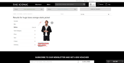The Iconic search results - one product