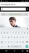 The Iconic on-site search box expanded, mobile rendering