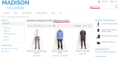 Magento CE OOB search: search results page