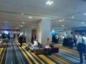 Conference exhibition area at morning Magento Live Australia 2016