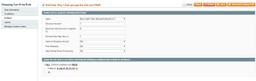 Buy X get Y free Actions tab settings